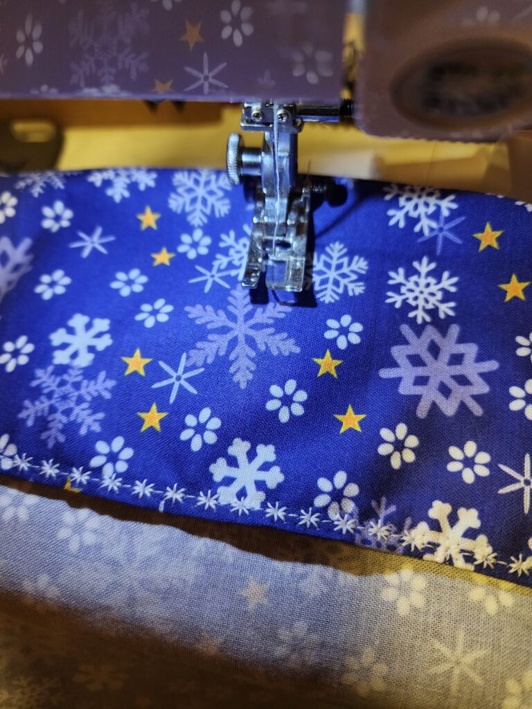 festive children’s apron, holiday kitchen sewing project, kids’ cut-and-sew apron