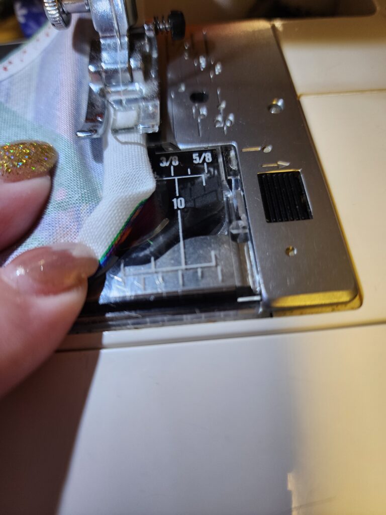 festive children’s apron, holiday kitchen sewing project, kids’ cut-and-sew apron