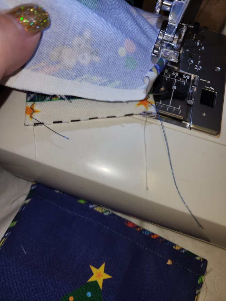 festive children’s apron, holiday kitchen sewing project, kids’ cut-and-sew apron